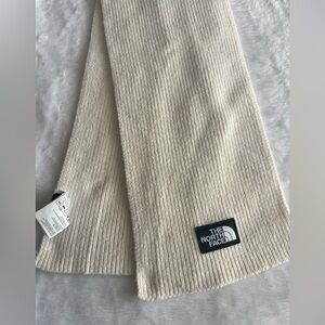 The North Face Scarf NWOT ivory cream 9x60 inches. Classic neutral warm preppy